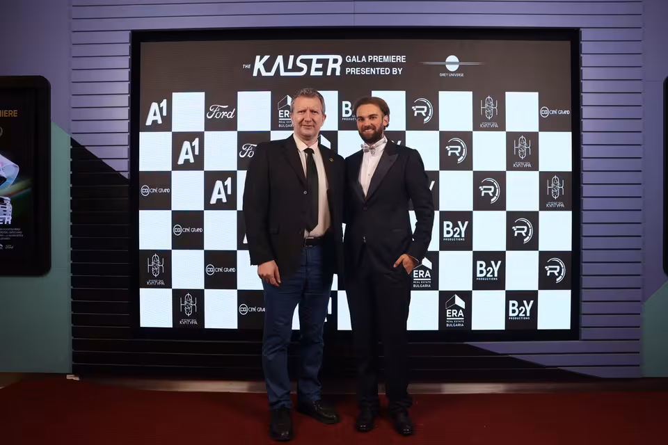 Guests at the sponsor board, The Kaiser gala premiere