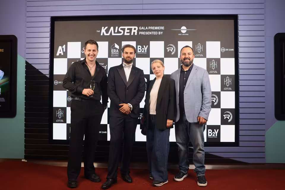 Guests at the sponsor board, The Kaiser gala premiere