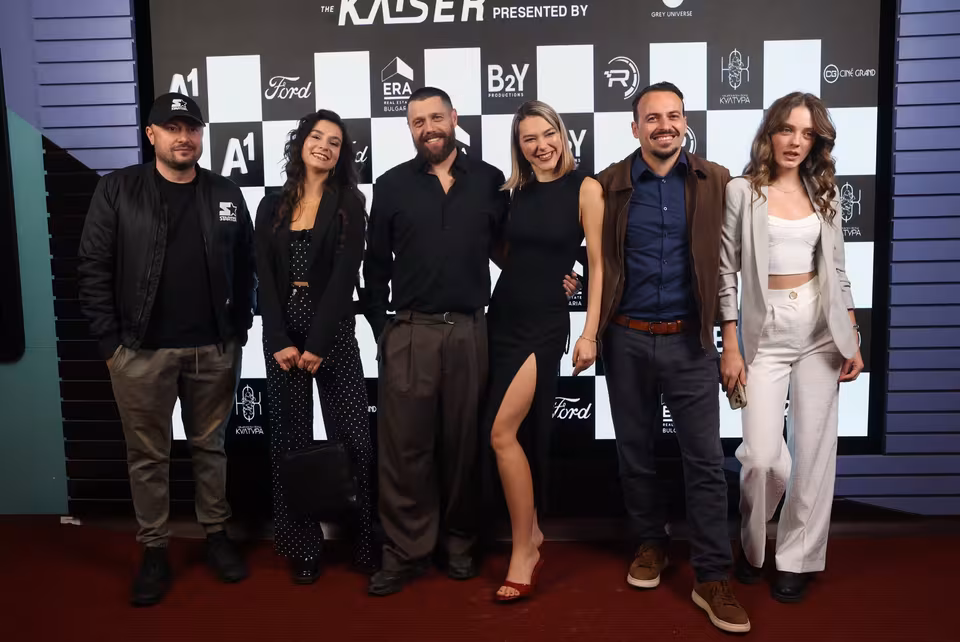 Guests at the sponsor board, The Kaiser gala premiere