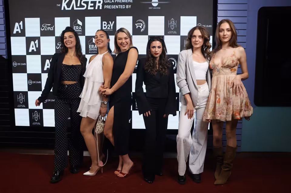 Guests at the sponsor board, The Kaiser gala premiere