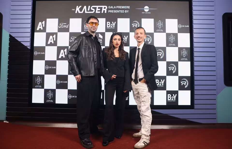 Guests at the sponsor board, The Kaiser gala premiere