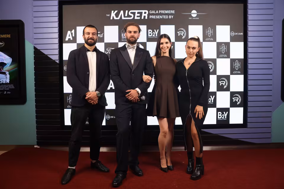Guests at the sponsor board, The Kaiser gala premiere
