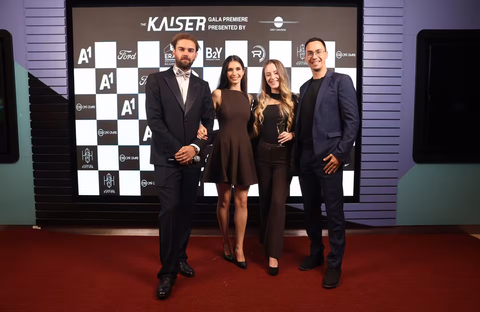 Guests at the sponsor board, The Kaiser gala premiere