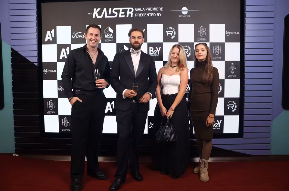 Guests at the sponsor board, The Kaiser gala premiere