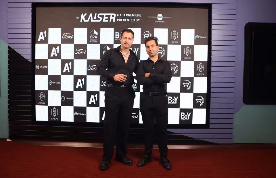 Guests at the sponsor board, The Kaiser gala premiere