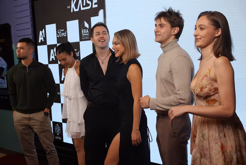 Guests at the sponsor board, The Kaiser gala premiere