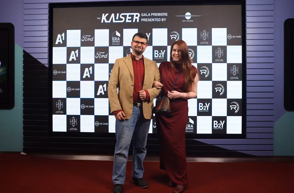 Guests at the sponsor board, The Kaiser gala premiere
