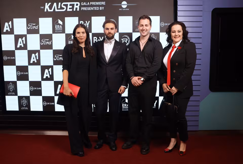 Guests at the sponsor board, The Kaiser gala premiere
