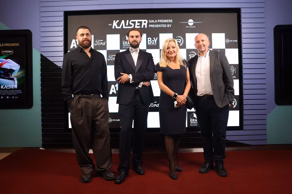 Guests at the sponsor board, The Kaiser gala premiere