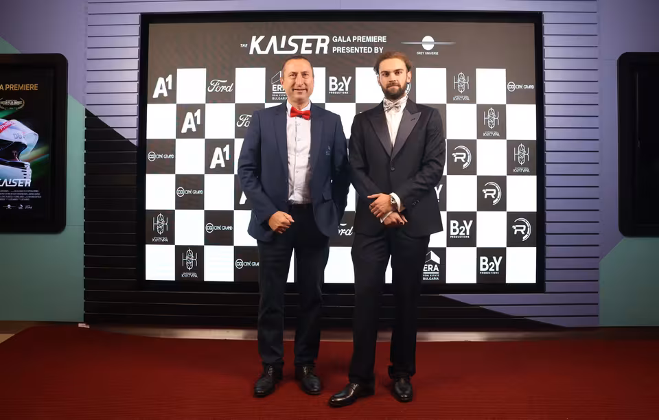 Guests at the sponsor board, The Kaiser gala premiere
