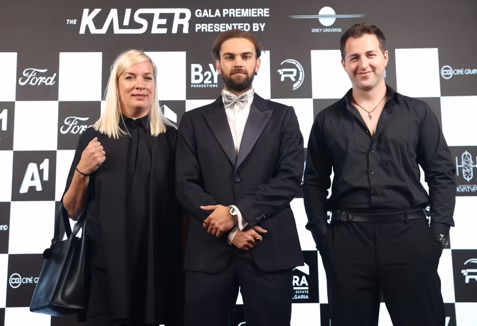 Guests at the sponsor board, The Kaiser gala premiere