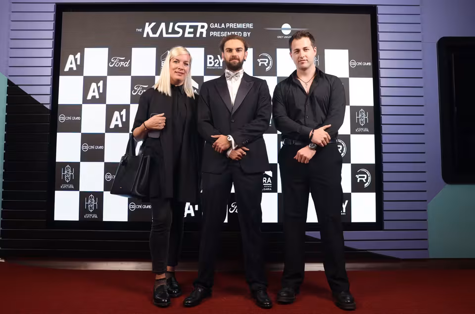 Guests at the sponsor board, The Kaiser gala premiere