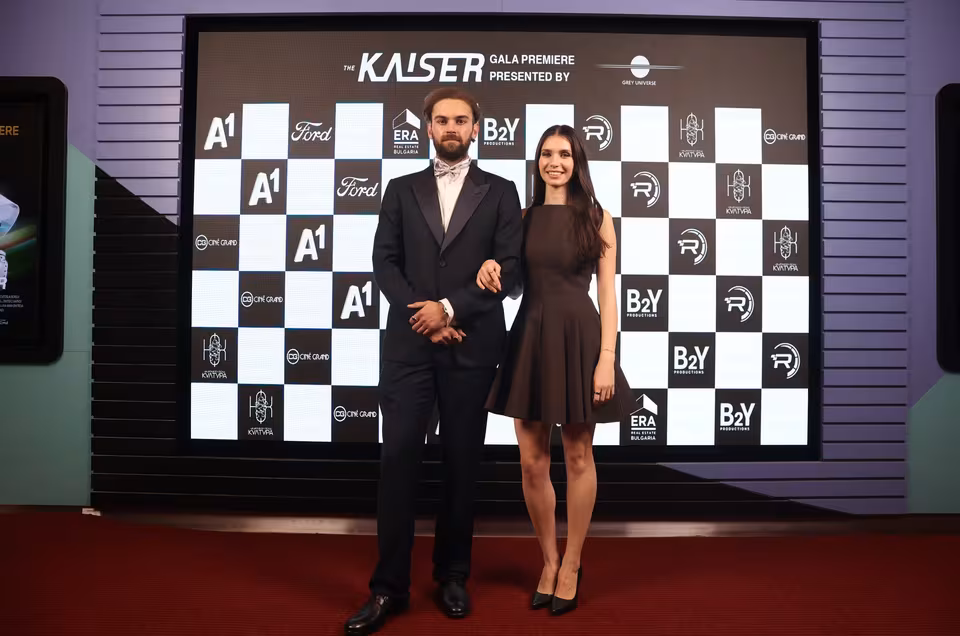 Guests at the sponsor board, The Kaiser gala premiere