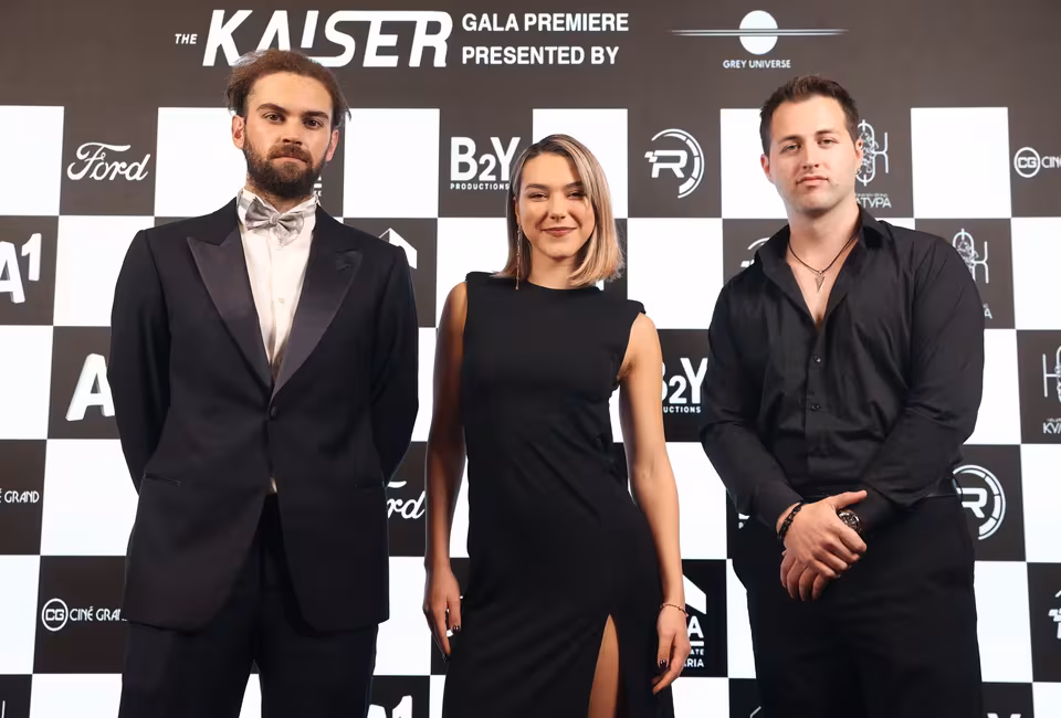 Guests at the sponsor board, The Kaiser gala premiere