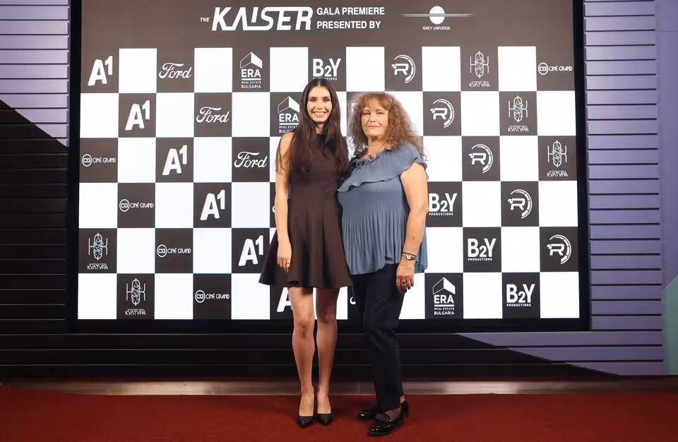 Guests at the sponsor board, The Kaiser gala premiere